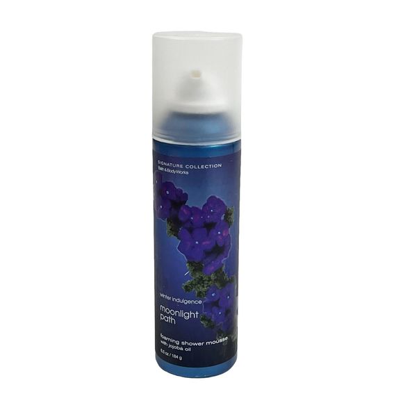 BATH & BODY WORKS Moonlight Path Winter Indulgence Foaming Shower Mousse 6.5 oz